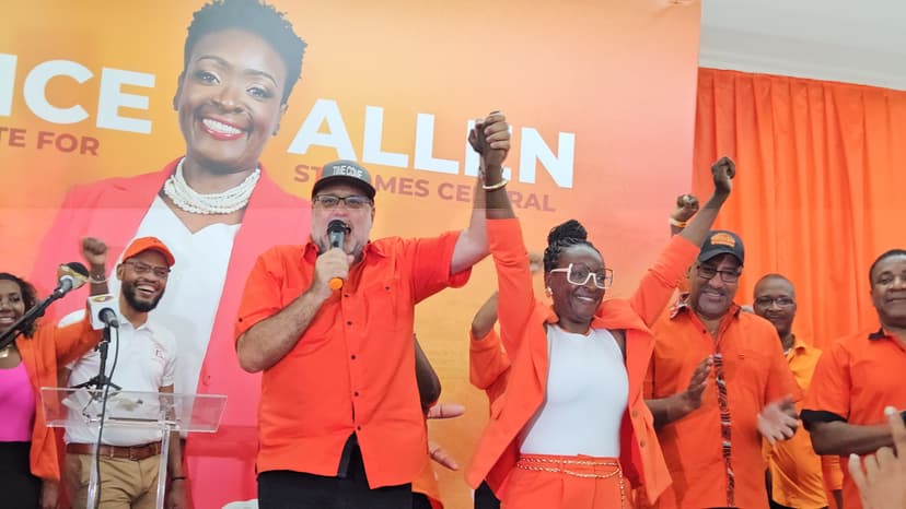 Supporters at campaign launch
