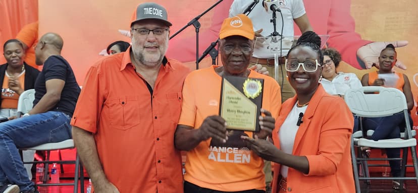 Party leadership at campaign launch